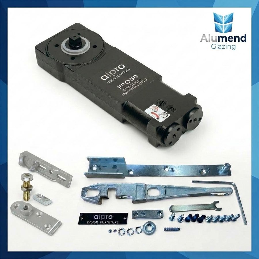 Alpro concealed overhead transom closer kit